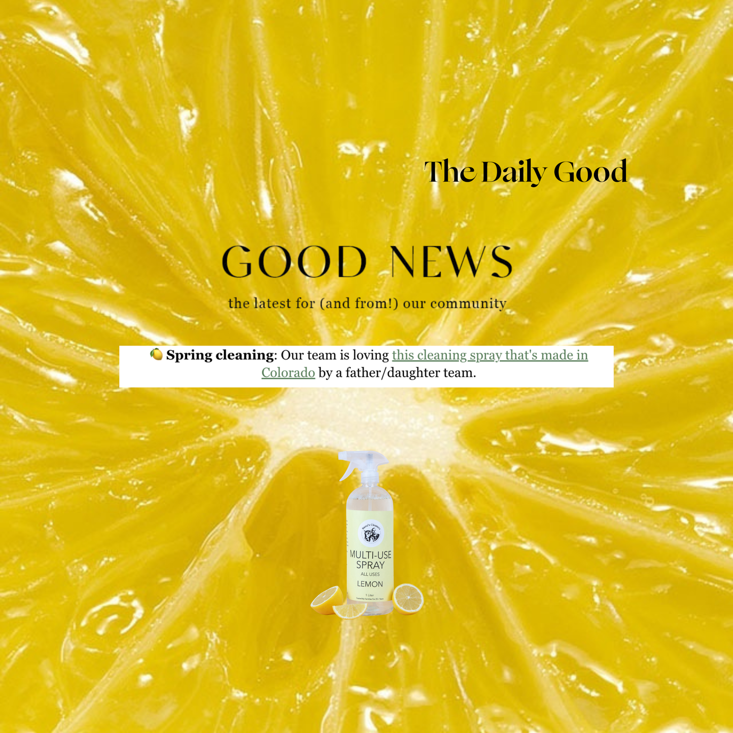 Everyday Multi-Use Spray Lemon