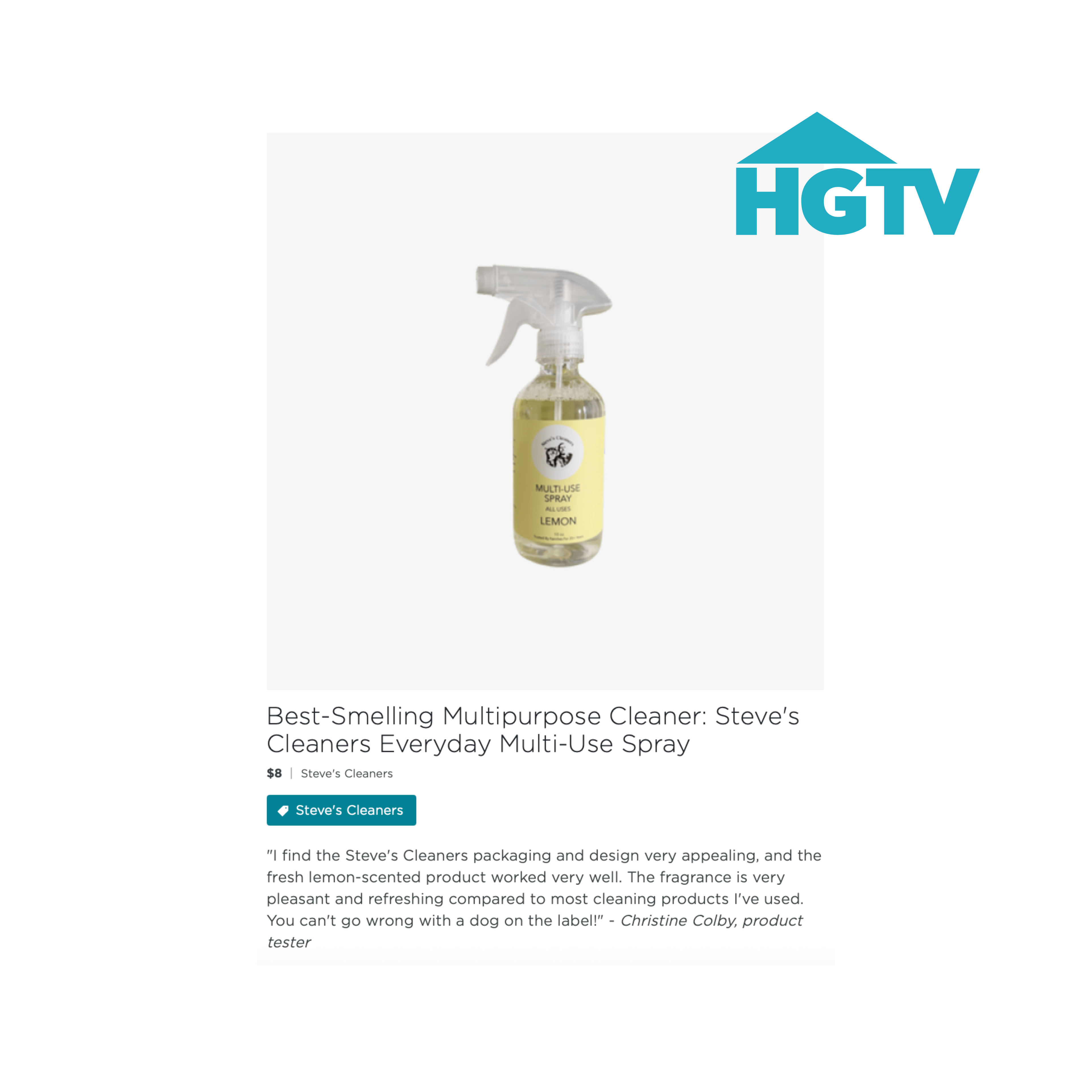 Everyday Multi-Use Spray Lemon