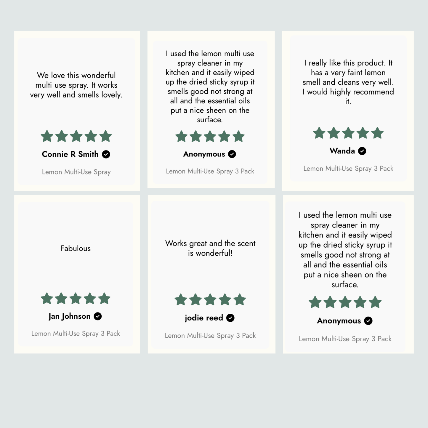 Lemon Multi-Use Spray