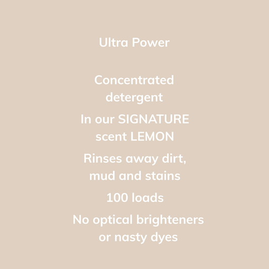 Lemon Laundry Detergent